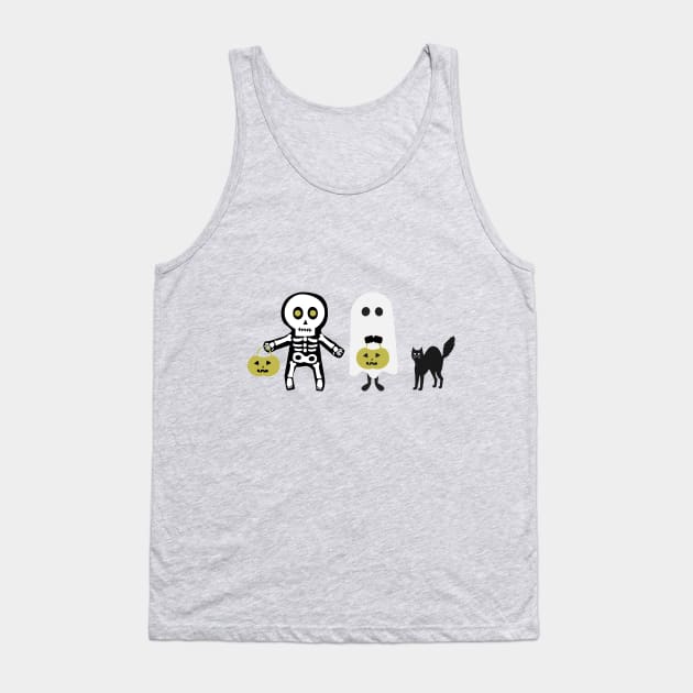 Squad Ghouls, Halloween Tank Top by WonBerland